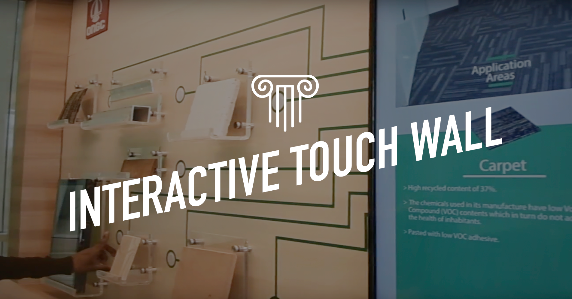Interactive Touch Wall EVOKE IT Innovation Studio
