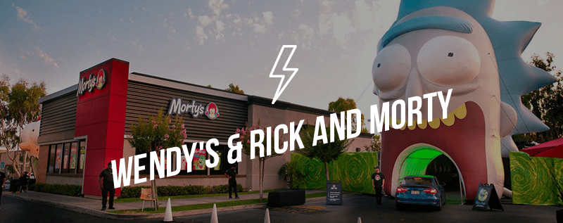 Restaurante Wendy's e Rick and Morty